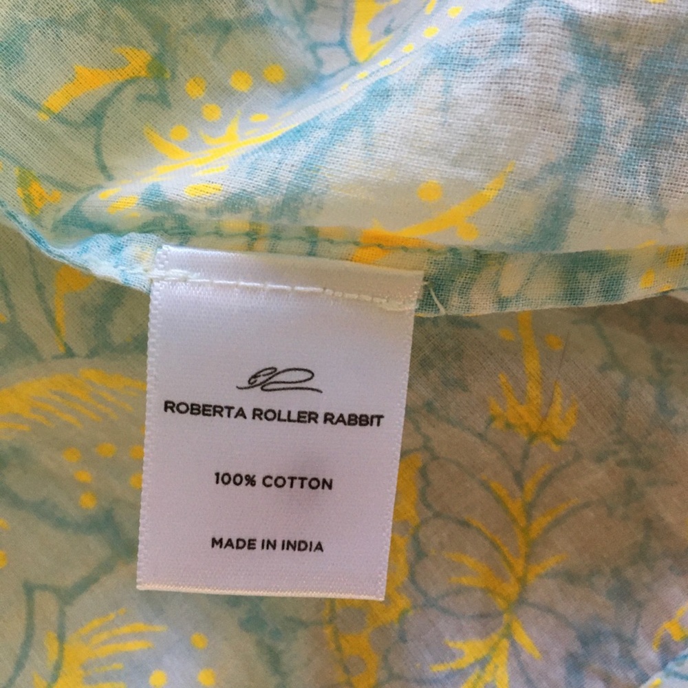 Roberta Roller Rabbit 100% cotton Irina top M Excellent condition, worn once. - Picture 9 of 12